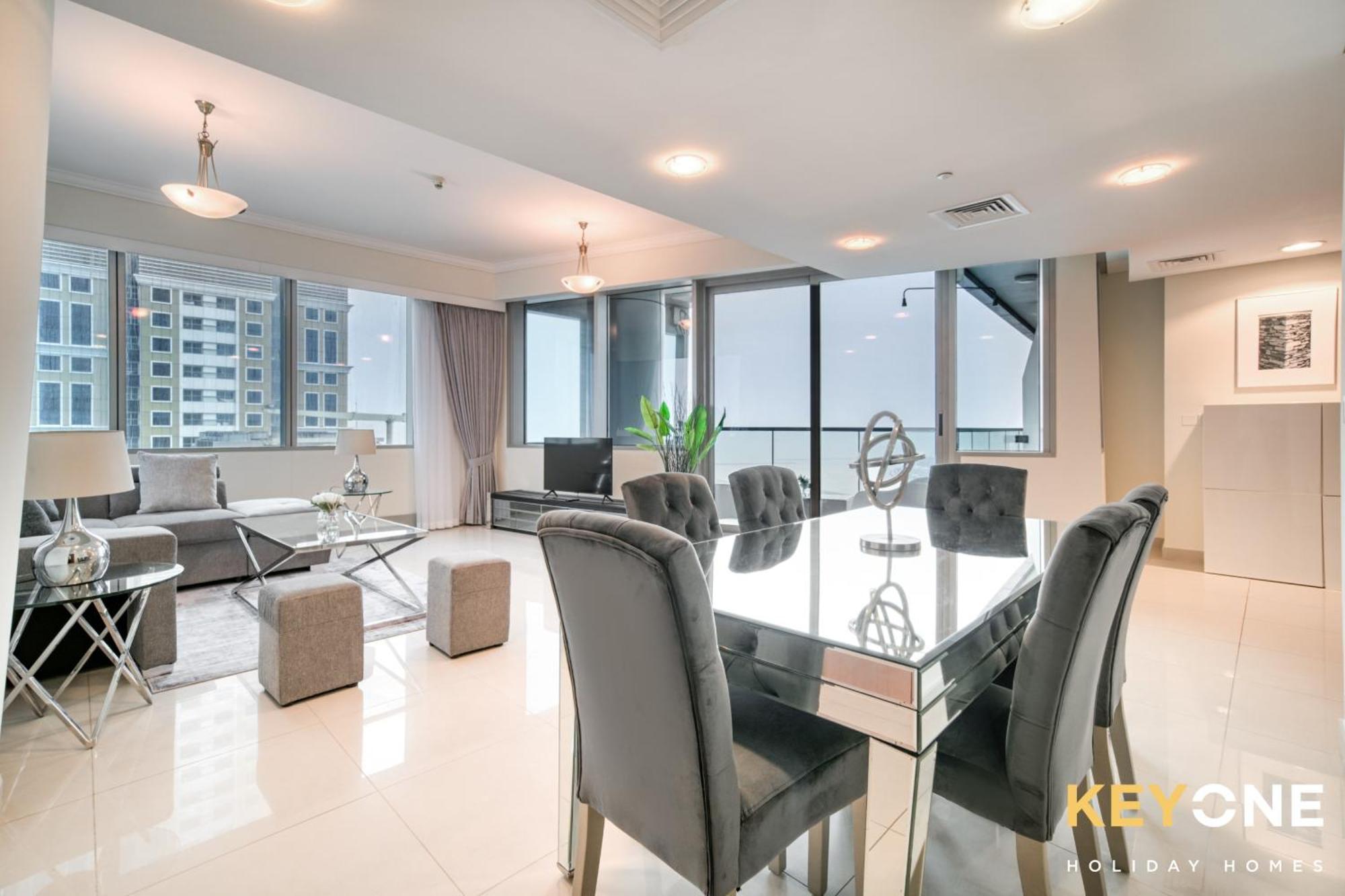Captivating Sky & Sea Views In Two Bedroom Suite ドバイ エクステリア 写真